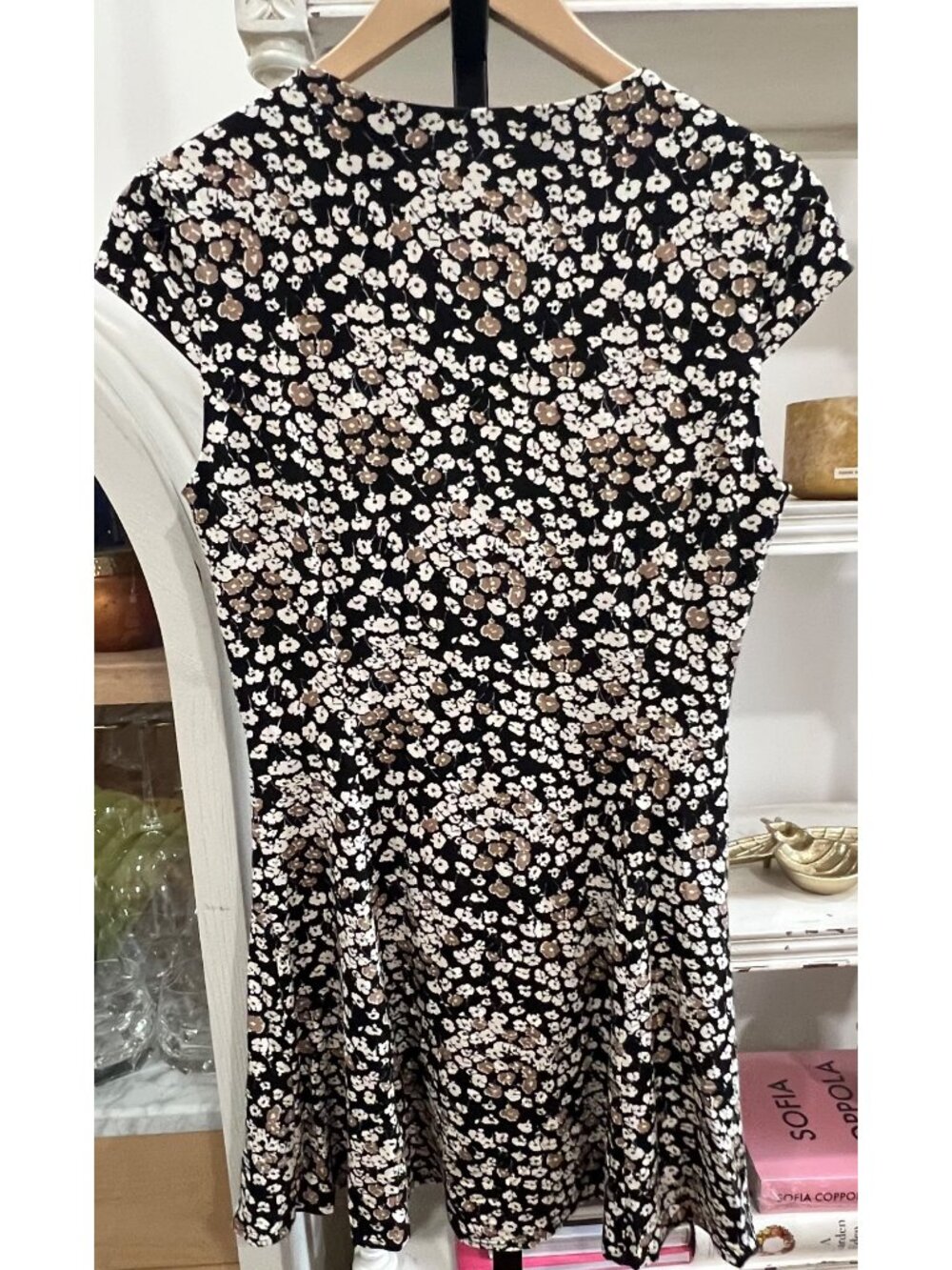 Reformation Yves Knit Floral Mini Dress Size Medium 90s Y2K - Picture 6 of 6